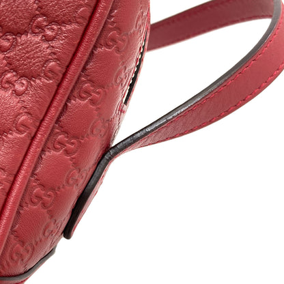 GUCCI 449413 Outlet GG Signature Microsima Long Shoulder Shoulder Bag Leather Ladies [Used]