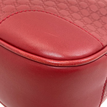 GUCCI 449413 Outlet GG Signature Microsima Long Shoulder Shoulder Bag Leather Ladies [Used]