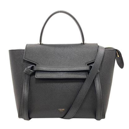 CELINE Micro 2WAY Belt Bag Handbag Calf Ladies [Used]