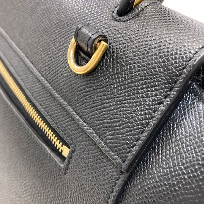 CELINE Micro 2WAY Belt Bag Handbag Calf Ladies [Used]