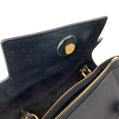 CELINE Micro 2WAY Belt Bag Handbag Calf Ladies [Used]