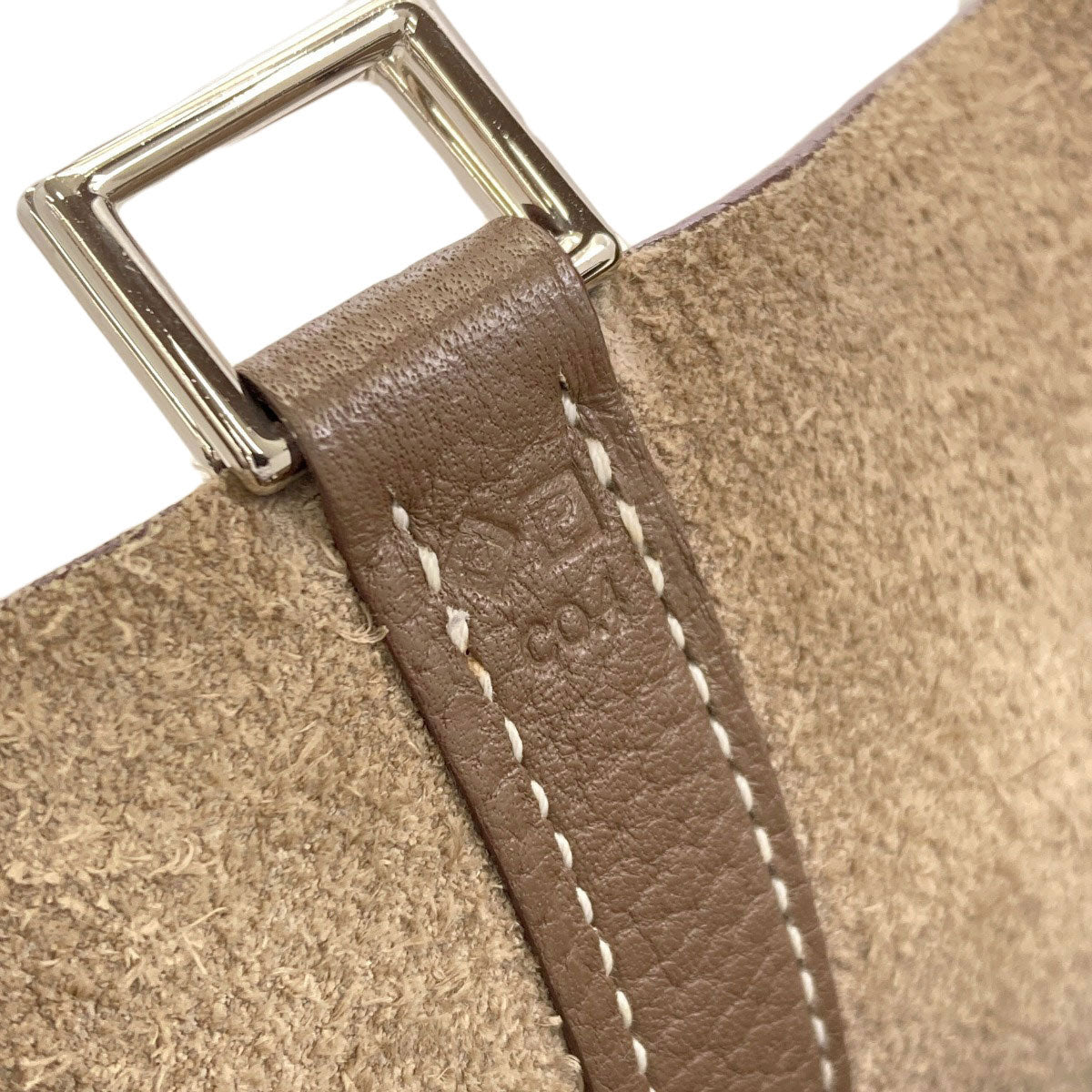 HERMES Picotin Lock PM Etoupe SilverHardware Handbag Taurillon Clemence Ladies [Used]