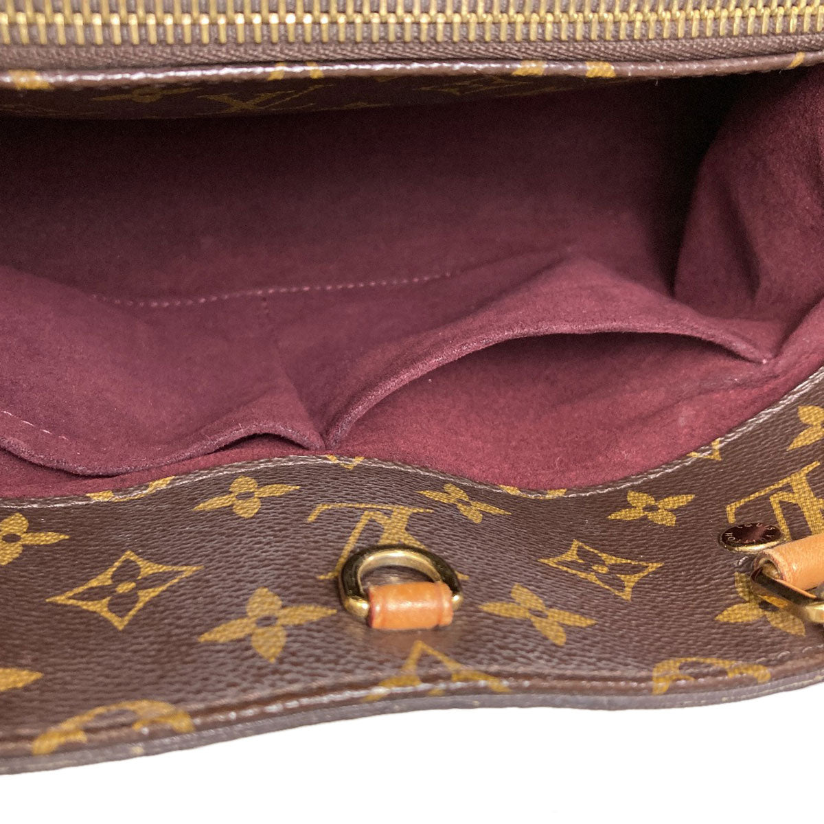 LOUIS VUITTON M41056 Montaigne MM Handbag Monogram canvas Ladies [Used]