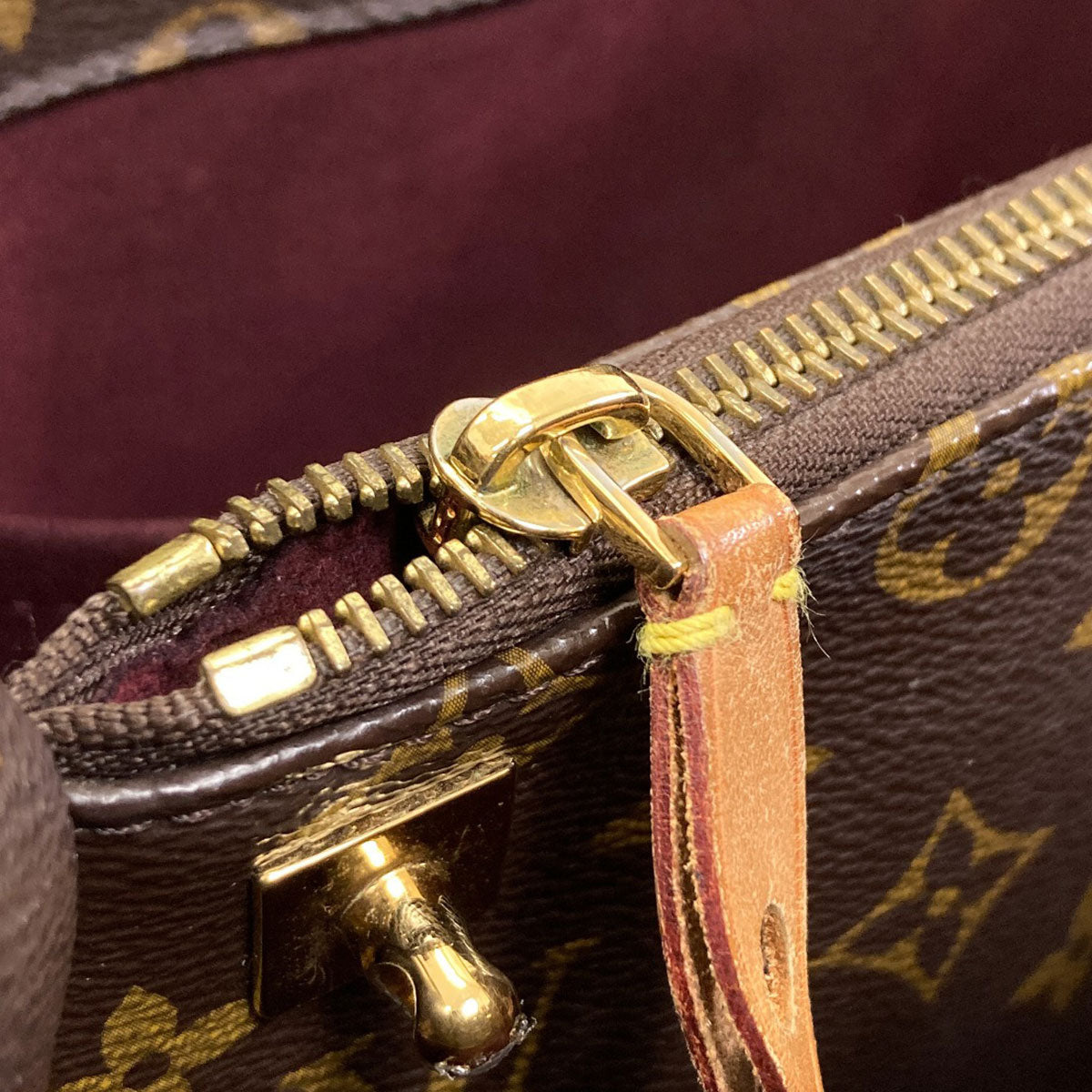 LOUIS VUITTON M41056 Montaigne MM Handbag Monogram canvas Ladies [Used]
