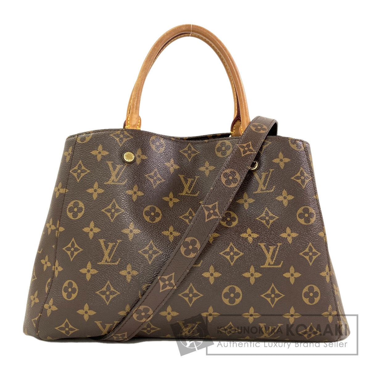 LOUIS VUITTON M41056 Montaigne MM Handbag Monogram canvas Ladies [Used]