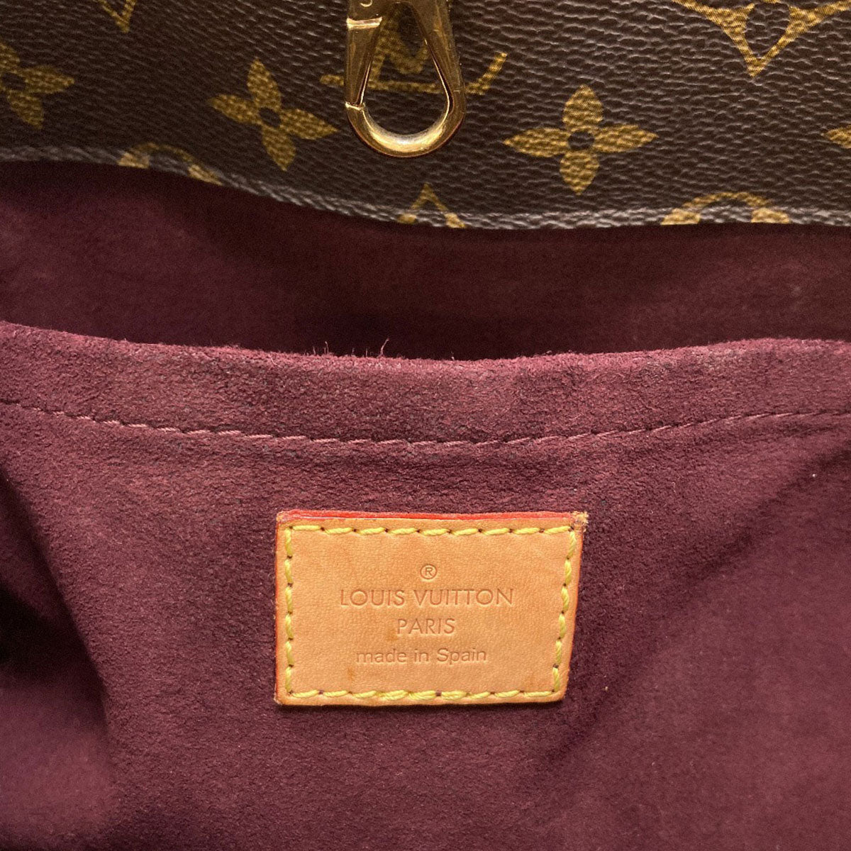 LOUIS VUITTON M41056 Montaigne MM Handbag Monogram canvas Ladies [Used]