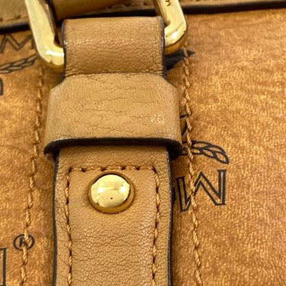 MCM logo Tote Bag Leather Ladies [Used]
