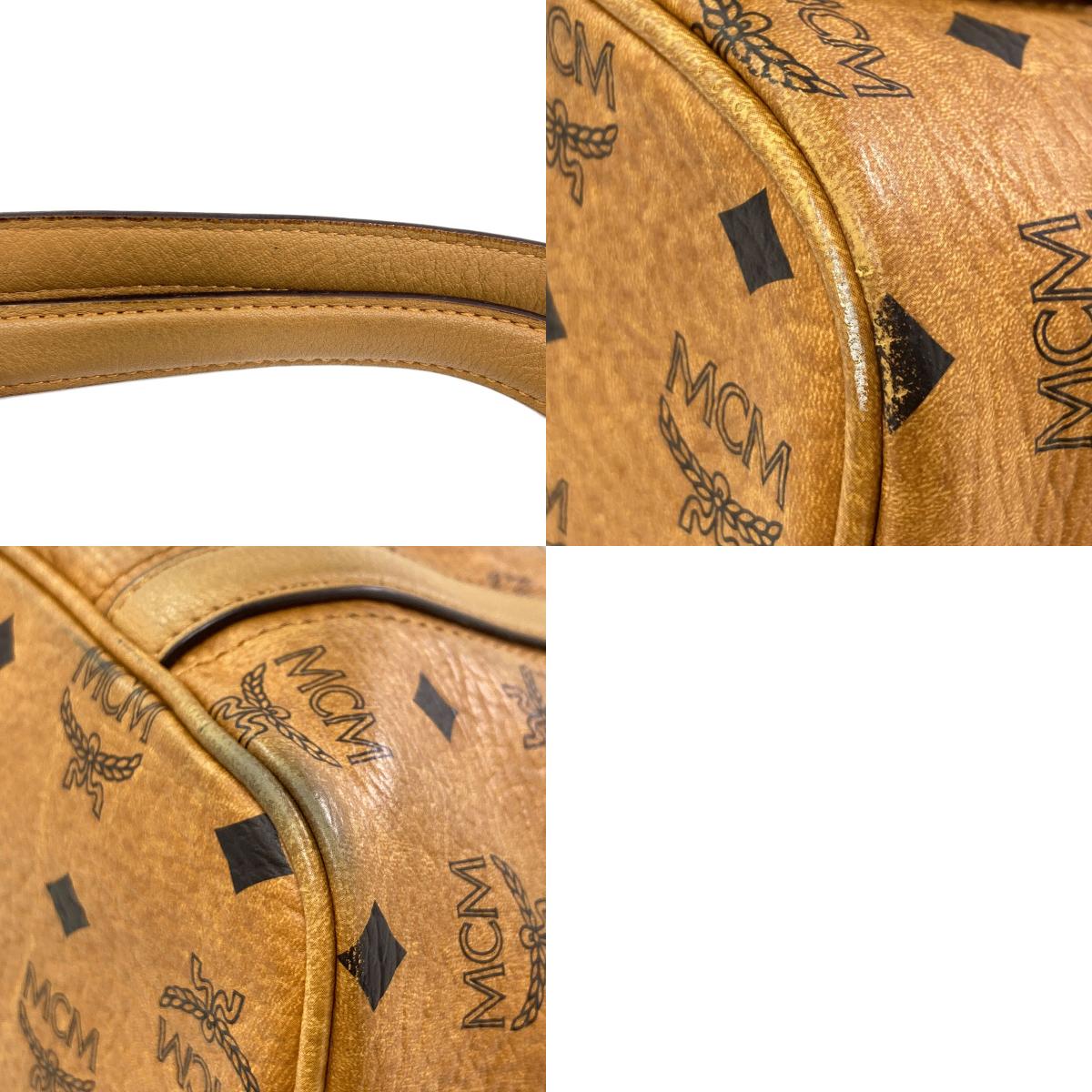 MCM logo Tote Bag Leather Ladies [Used]