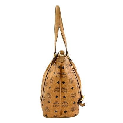 MCM logo Tote Bag Leather Ladies [Used]