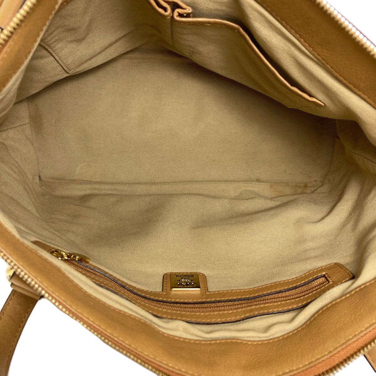 MCM logo Tote Bag Leather Ladies [Used]