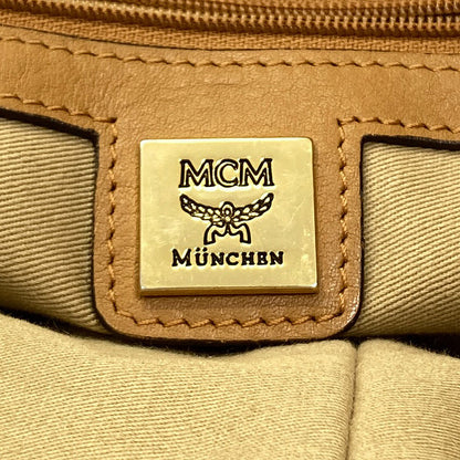 MCM logo Tote Bag Leather Ladies [Used]