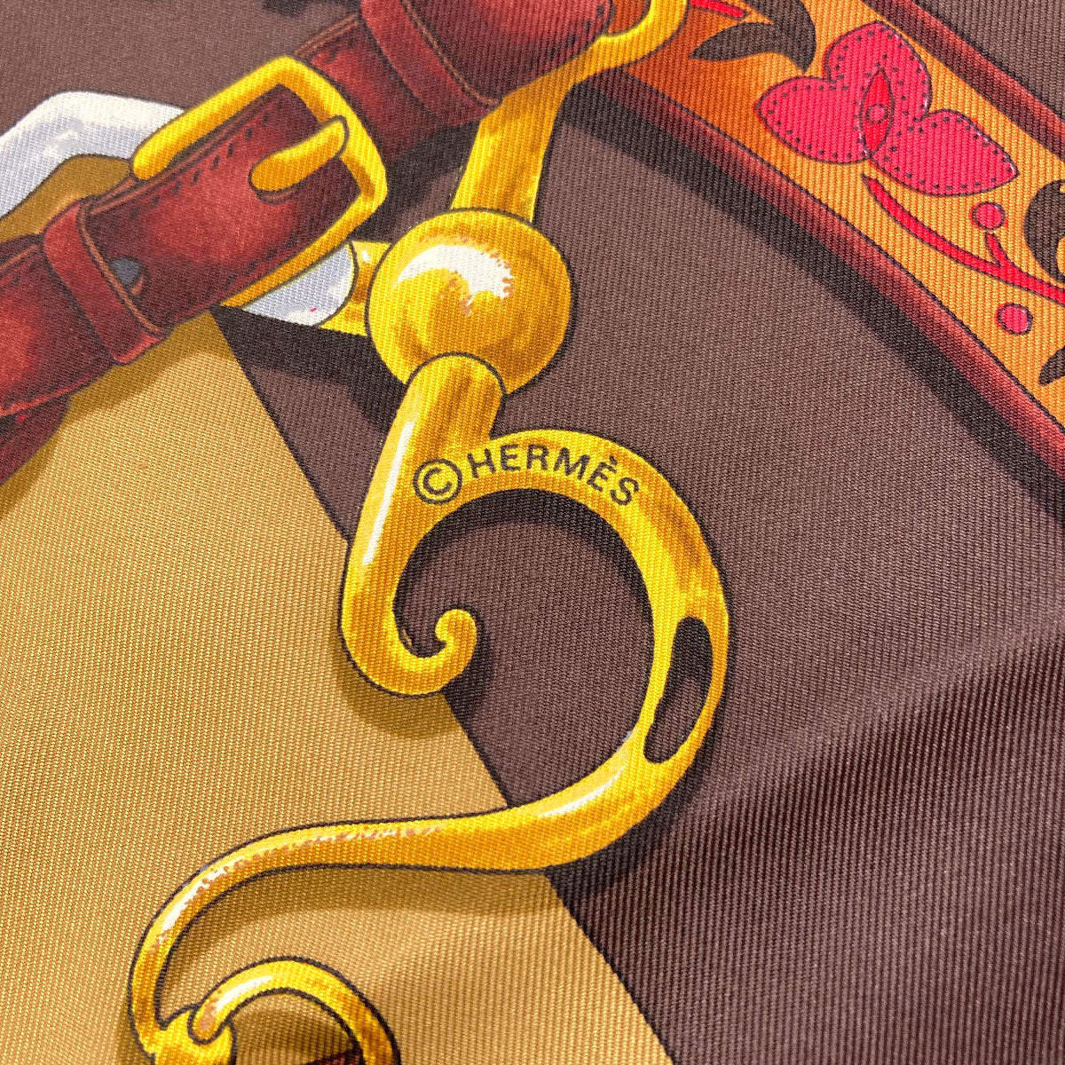 HERMES Carre90 Festival Scarf Silk Ladies [Used]