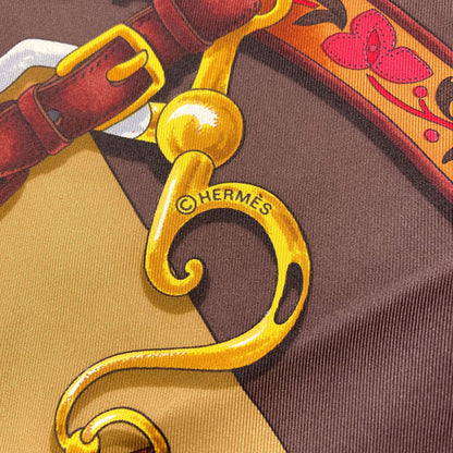 HERMES Carre90 Festival Scarf Silk Ladies [Used]