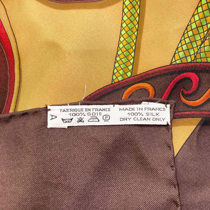 HERMES Carre90 Festival Scarf Silk Ladies [Used]