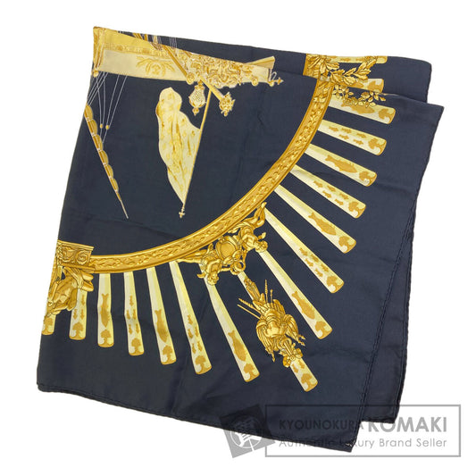 HERMES Carre90: Sea and Cavalry Scarf Silk Ladies [Used]