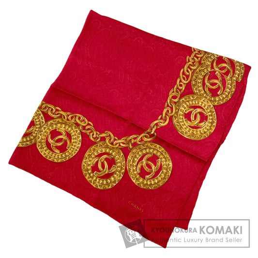 CHANEL COCO Mark Scarf Silk Ladies [Used]