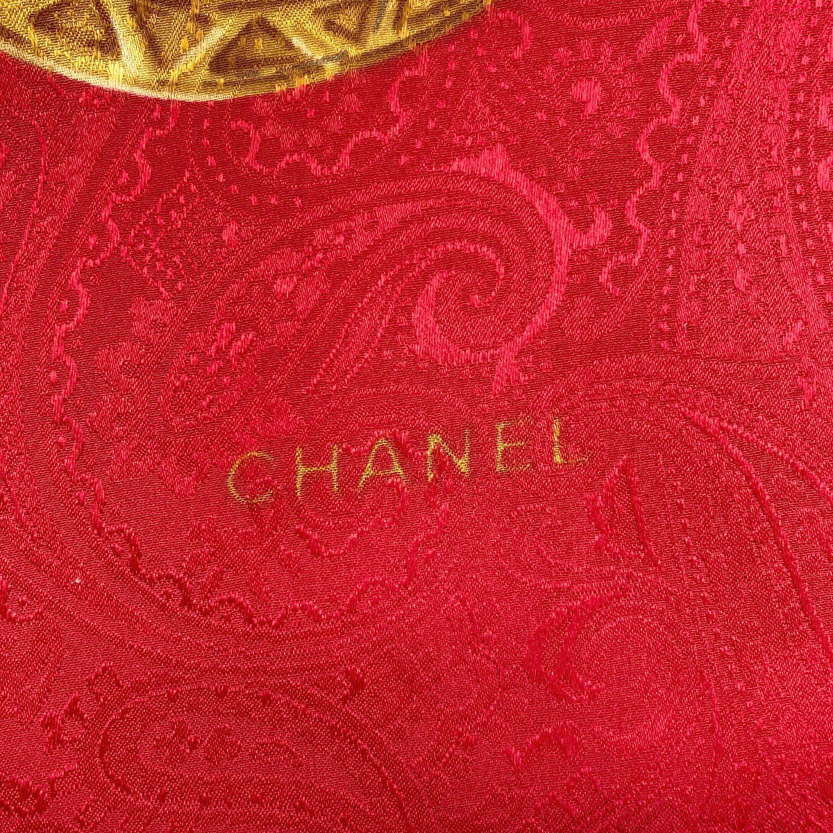 CHANEL COCO Mark Scarf Silk Ladies [Used]