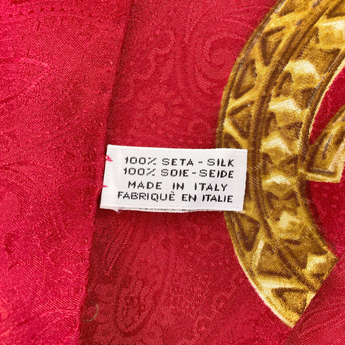 CHANEL COCO Mark Scarf Silk Ladies [Used]