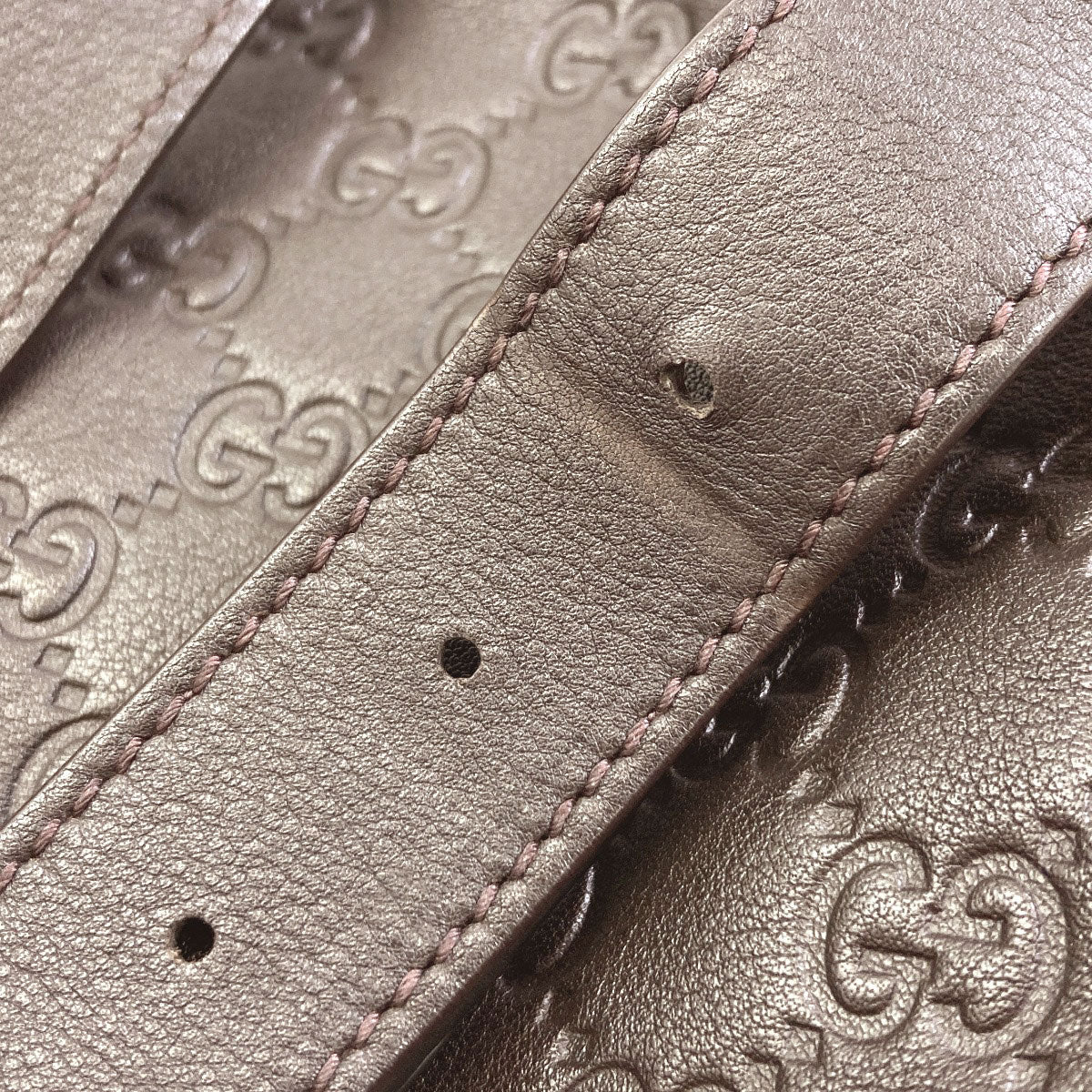 GUCCI 201448 GG signature guccissima Shoulder Bag Leather Ladies [Used]