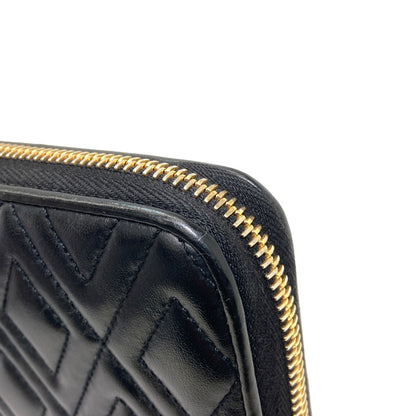 MIUMIU quilting Long wallet (with coin pocket) Leather Ladies [Used]