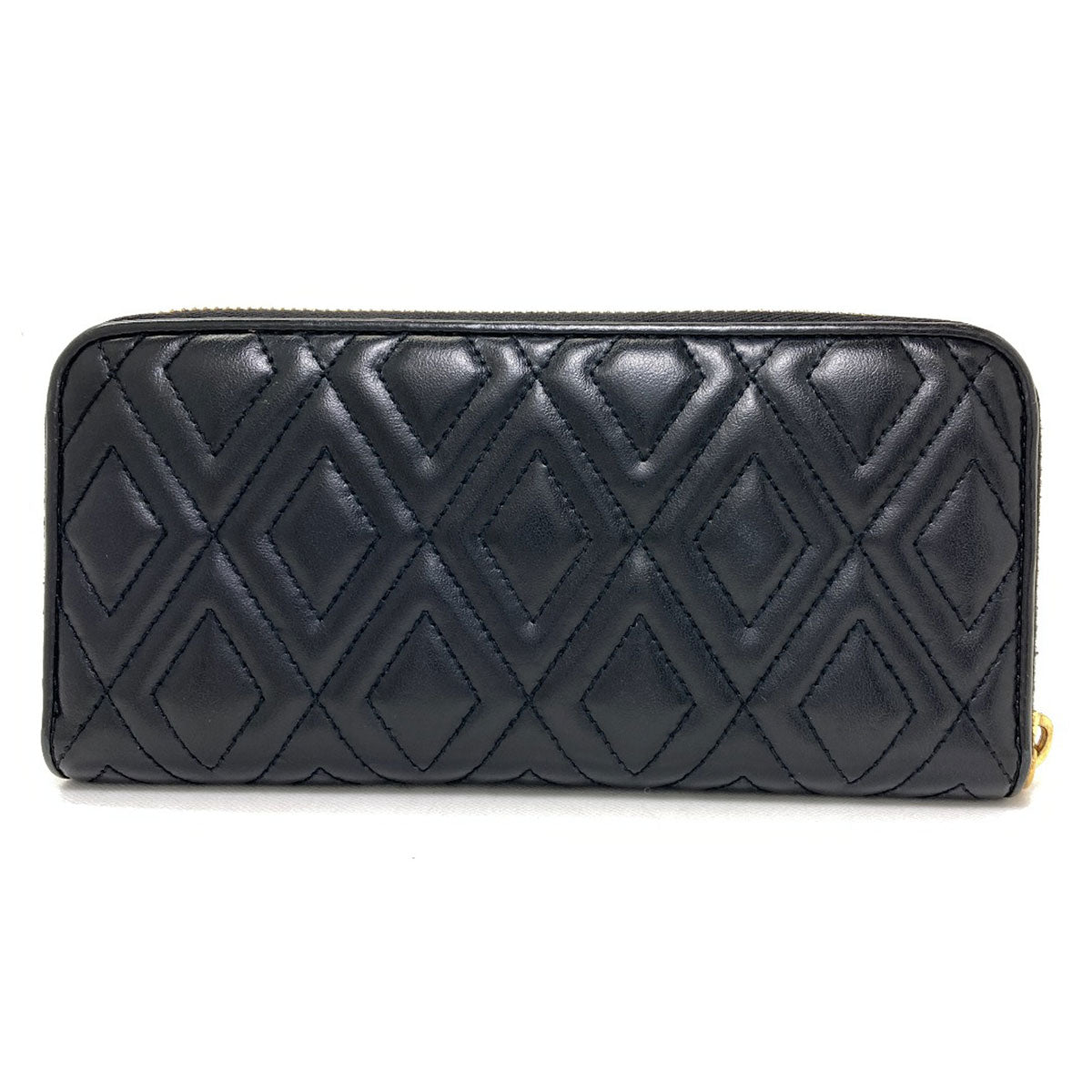 MIUMIU quilting Long wallet (with coin pocket) Leather Ladies [Used]