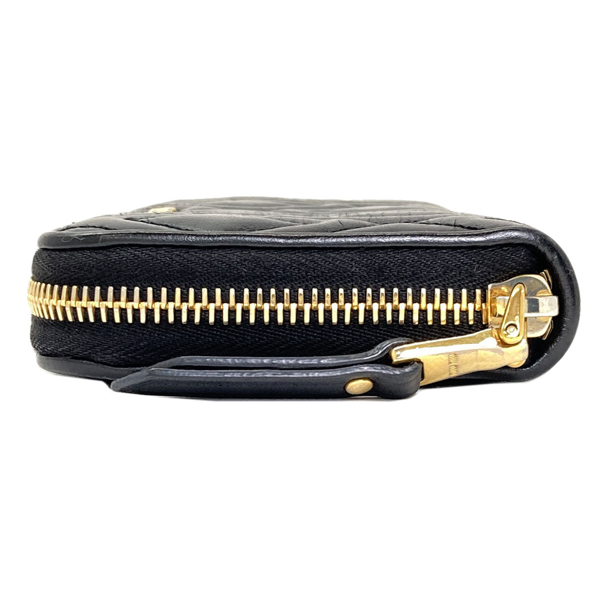 MIUMIU quilting Long wallet (with coin pocket) Leather Ladies [Used]