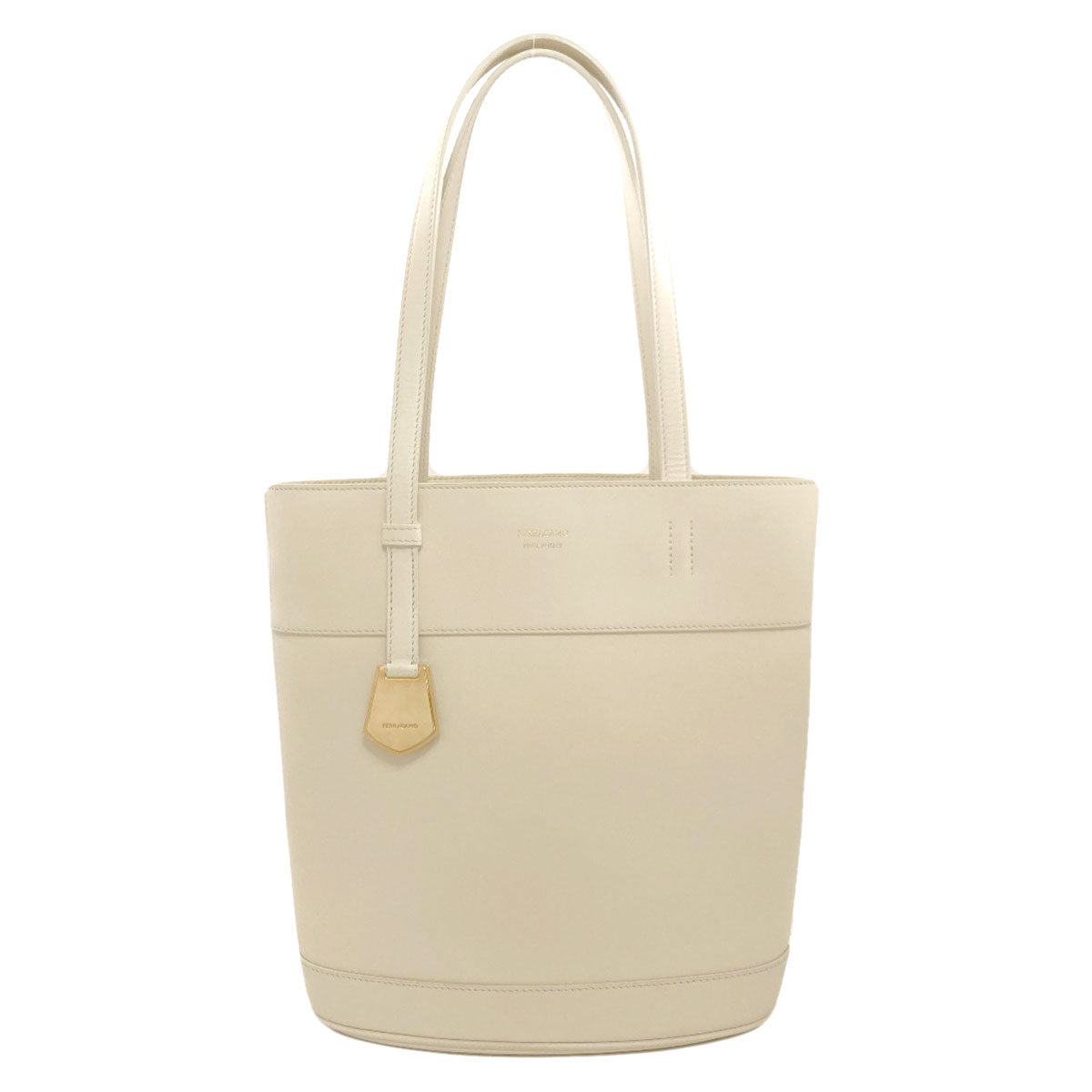 Salvatore Ferragamo logo Tote Bag Leather Ladies [Used]