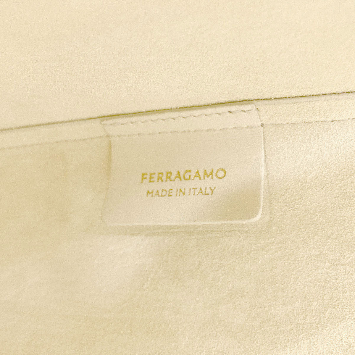 Salvatore Ferragamo logo Tote Bag Leather Ladies [Used]