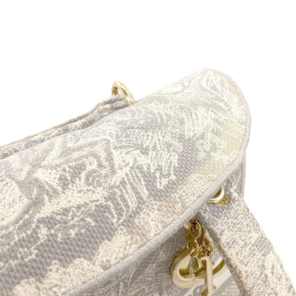CHRISTIAN DIOR Lady D-Lite 2WAY Handbag Canvas Ladies [Used]
