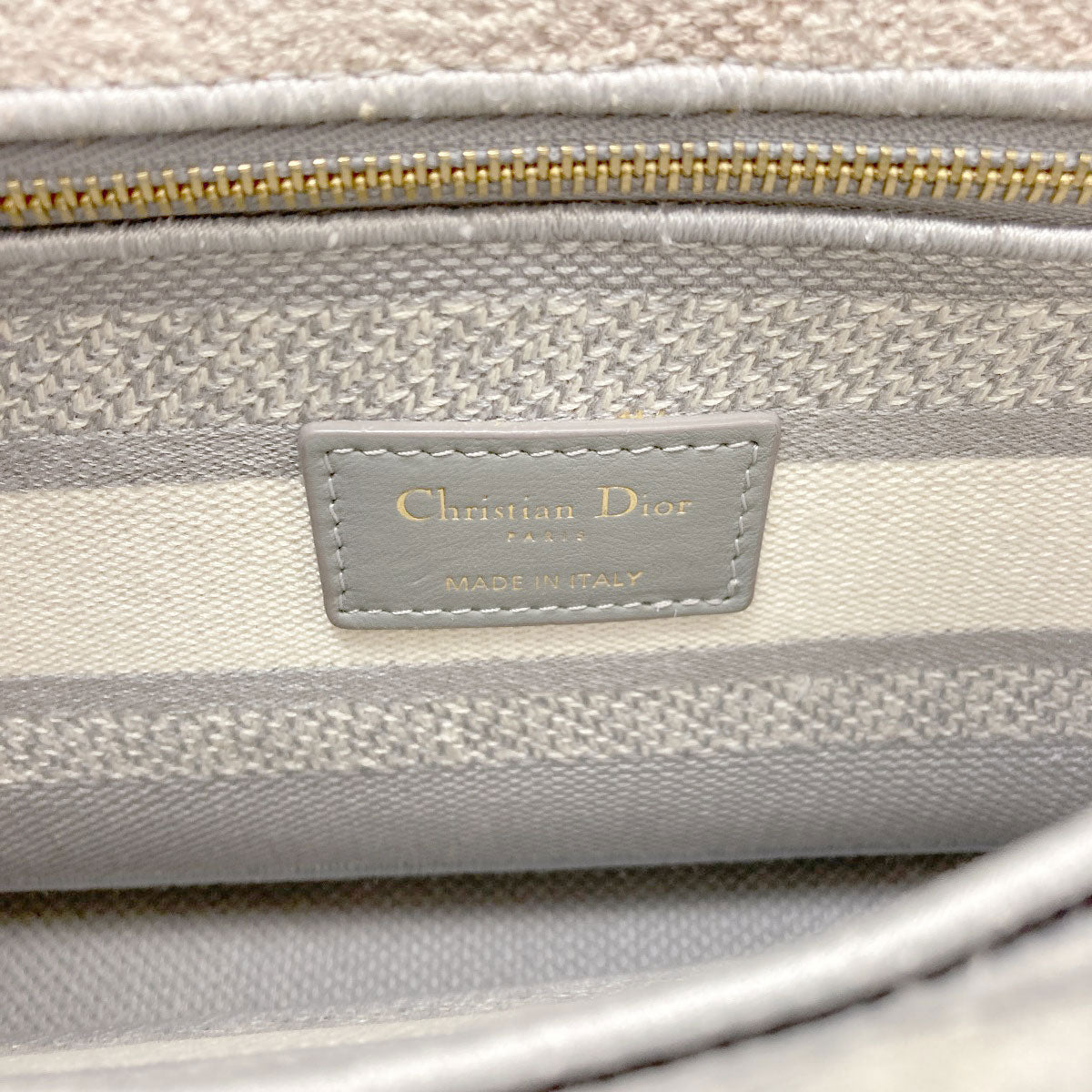 CHRISTIAN DIOR Lady D-Lite 2WAY Handbag Canvas Ladies [Used]
