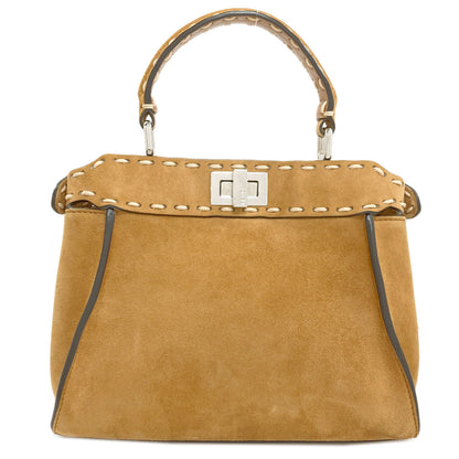 FENDI Peekaboo Celeria 2WAY Handbag Suede Ladies [Used]