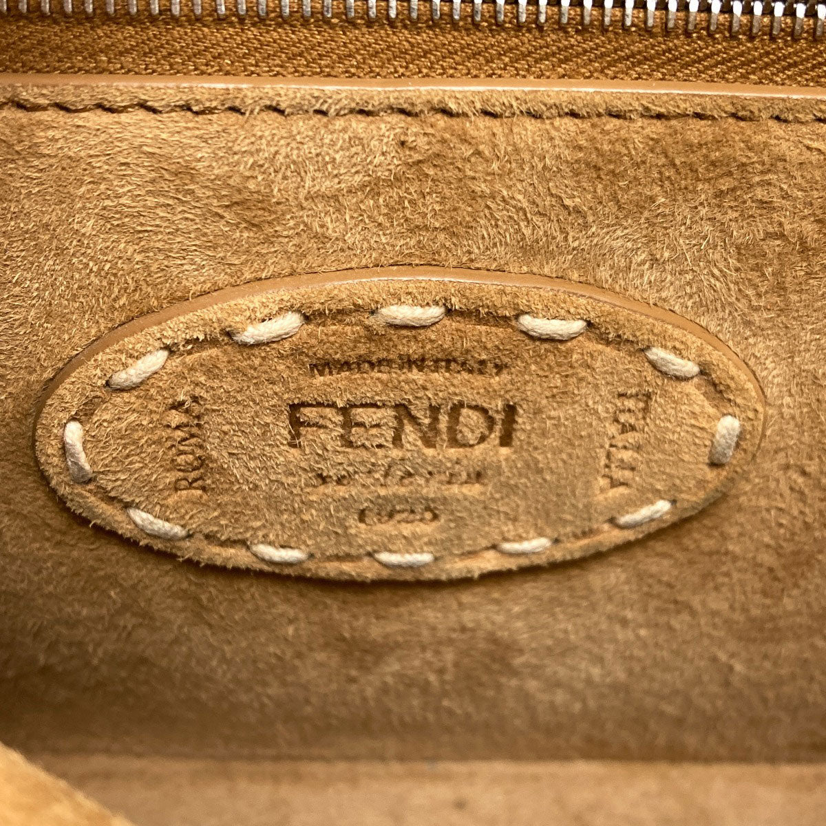 FENDI Peekaboo Celeria 2WAY Handbag Suede Ladies [Used]