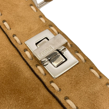 FENDI Peekaboo Celeria 2WAY Handbag Suede Ladies [Used]
