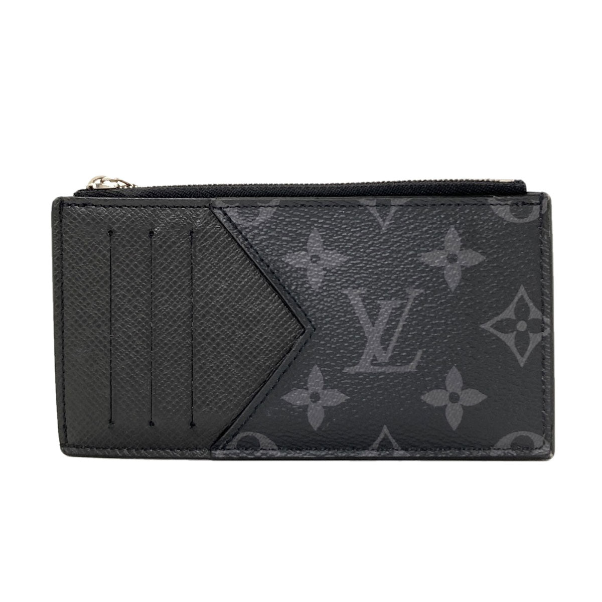 LOUIS VUITTON M29656 Coin card holder coin purse Monogram Eclipse mens [Used]