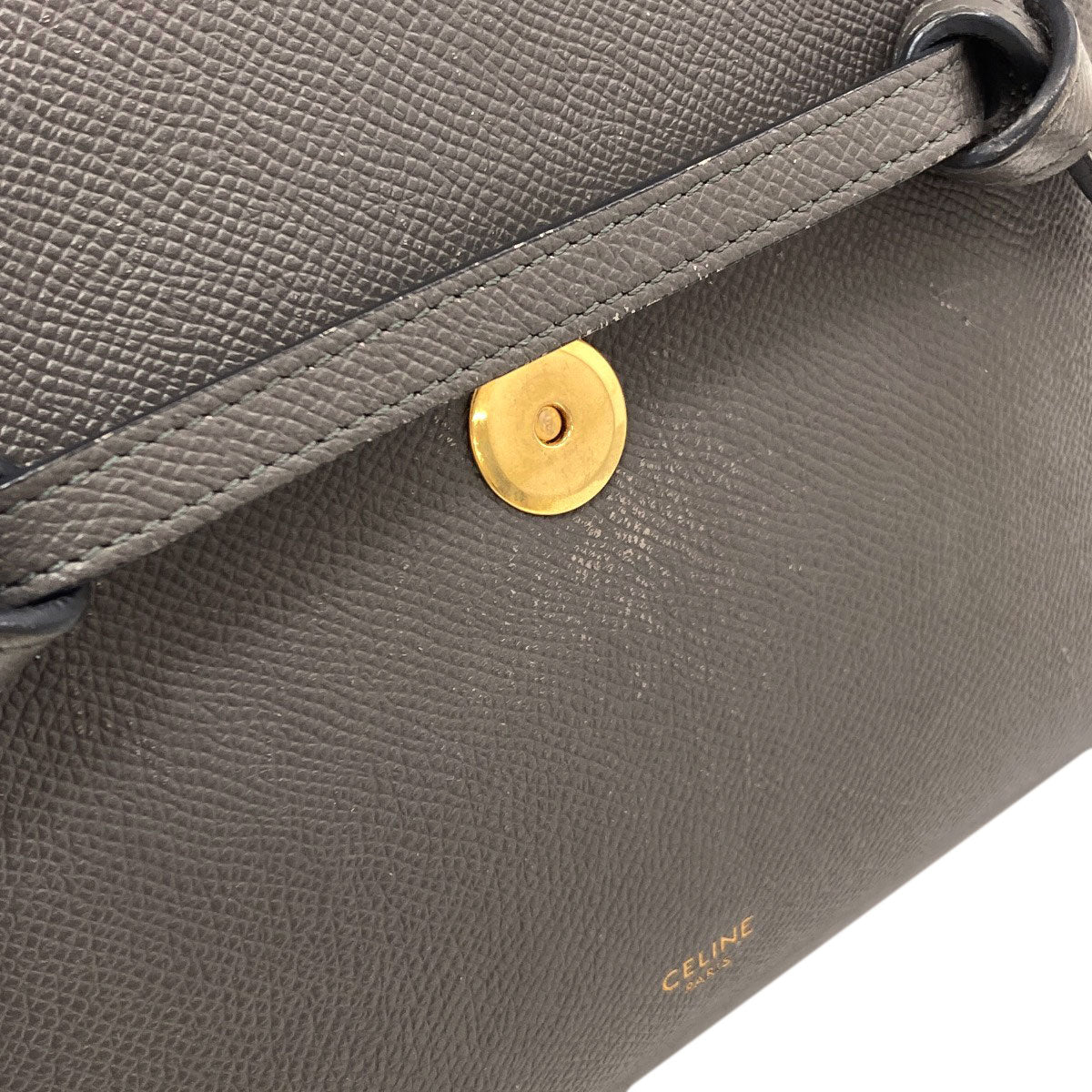 CELINE Belt bag nano 2WAY Handbag Calf Ladies [Used]