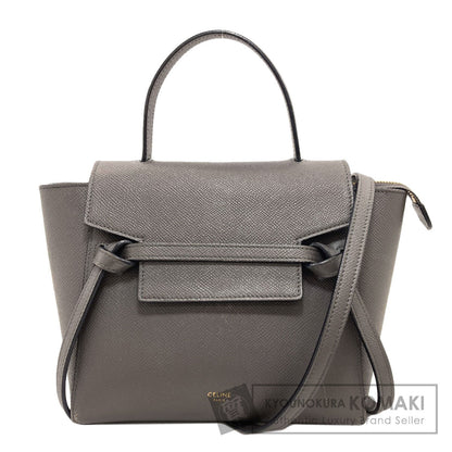 CELINE Belt bag nano 2WAY Handbag Calf Ladies [Used]