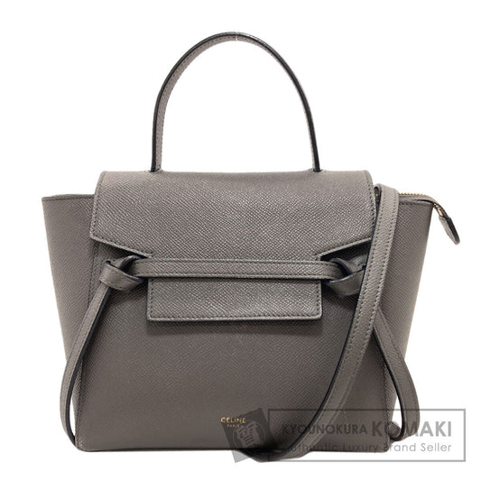 CELINE Belt bag nano 2WAY Handbag Calf Ladies [Used]