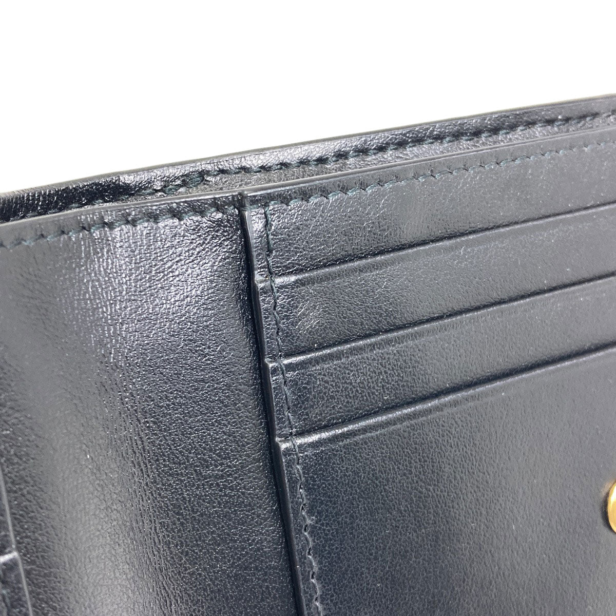 BOTTEGA VENETA Cassette Small Bifold Wallet with Coin Pocket Leather Ladies [Used]