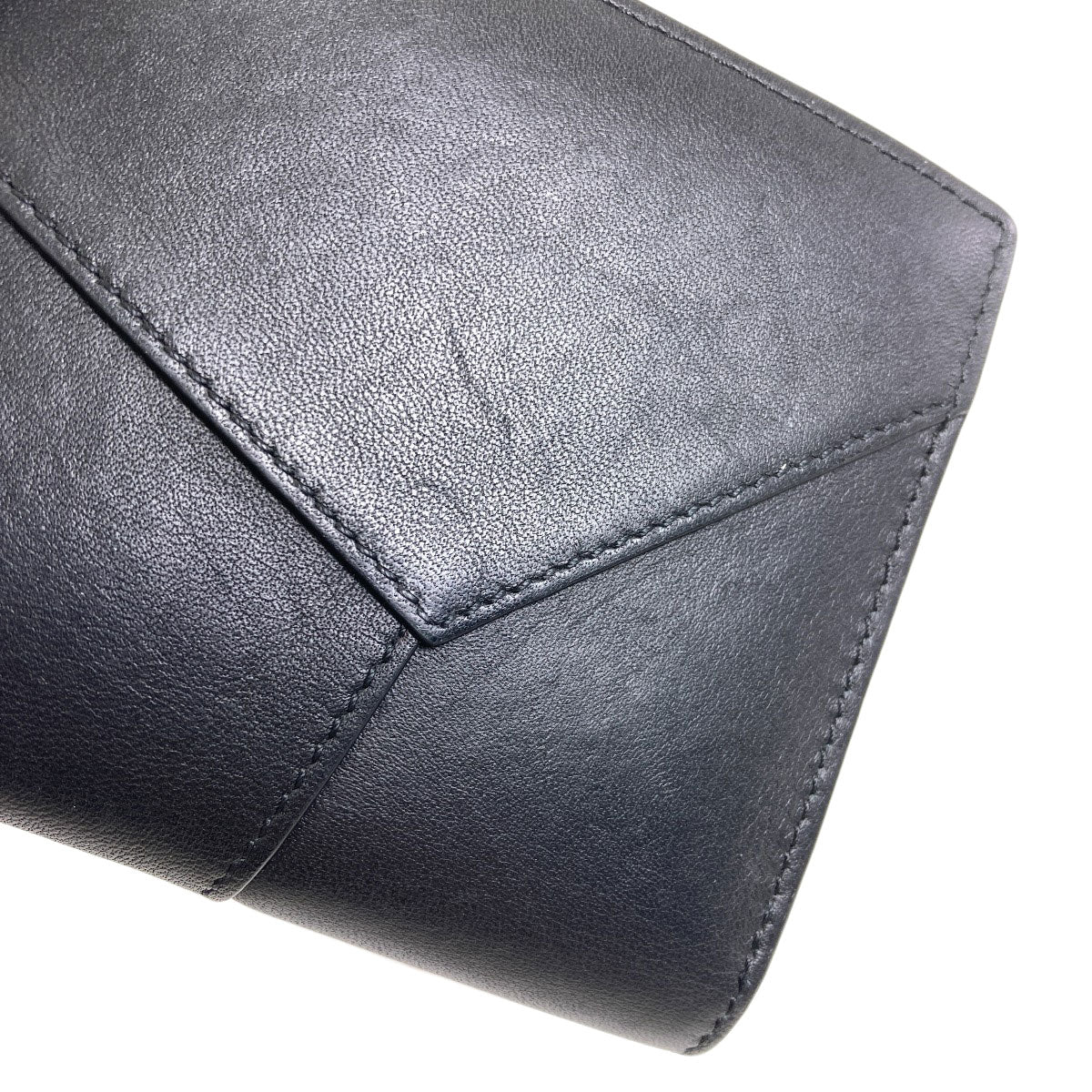 LOEWE anagram Bifold Wallet with Coin Pocket Leather Ladies [Used]