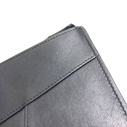 LOEWE anagram Bifold Wallet with Coin Pocket Leather Ladies [Used]