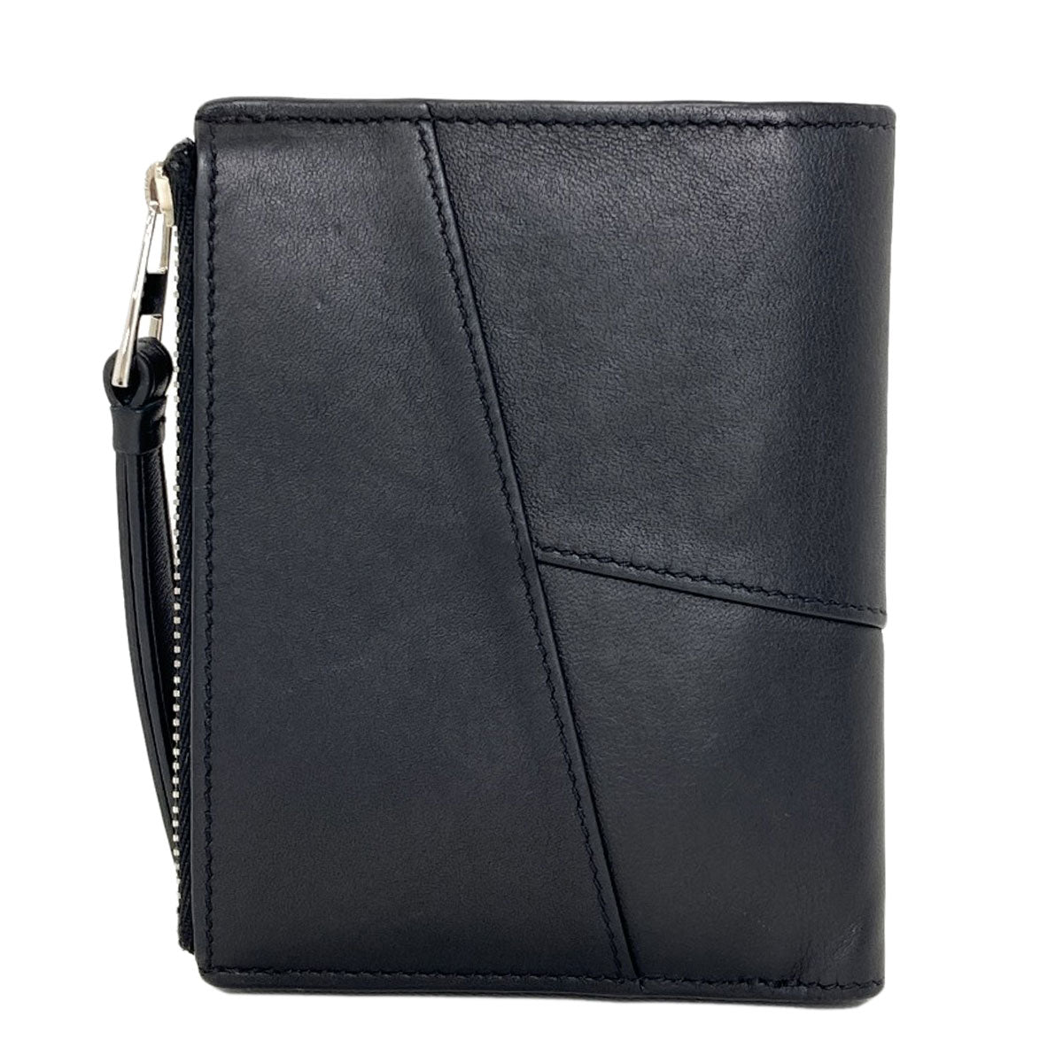 LOEWE anagram Bifold Wallet with Coin Pocket Leather Ladies [Used]