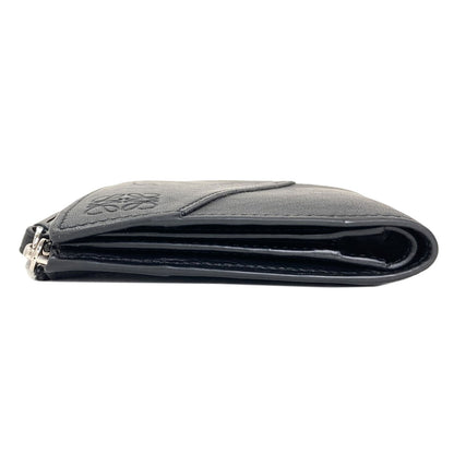 LOEWE anagram Bifold Wallet with Coin Pocket Leather Ladies [Used]
