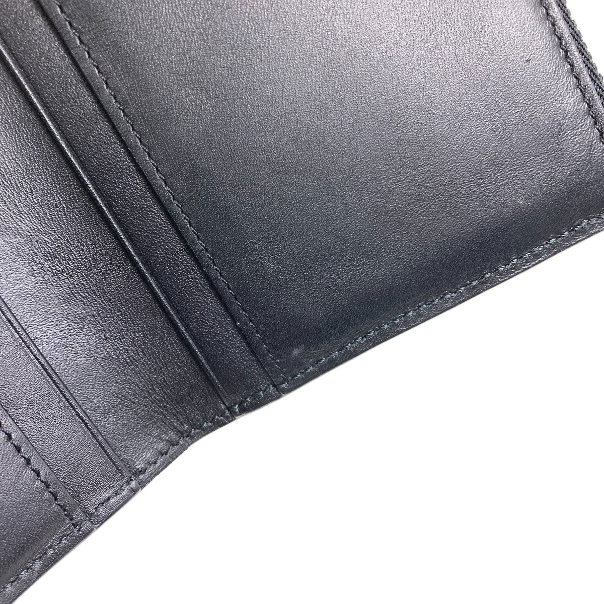 LOEWE anagram Bifold Wallet with Coin Pocket Leather Ladies [Used]
