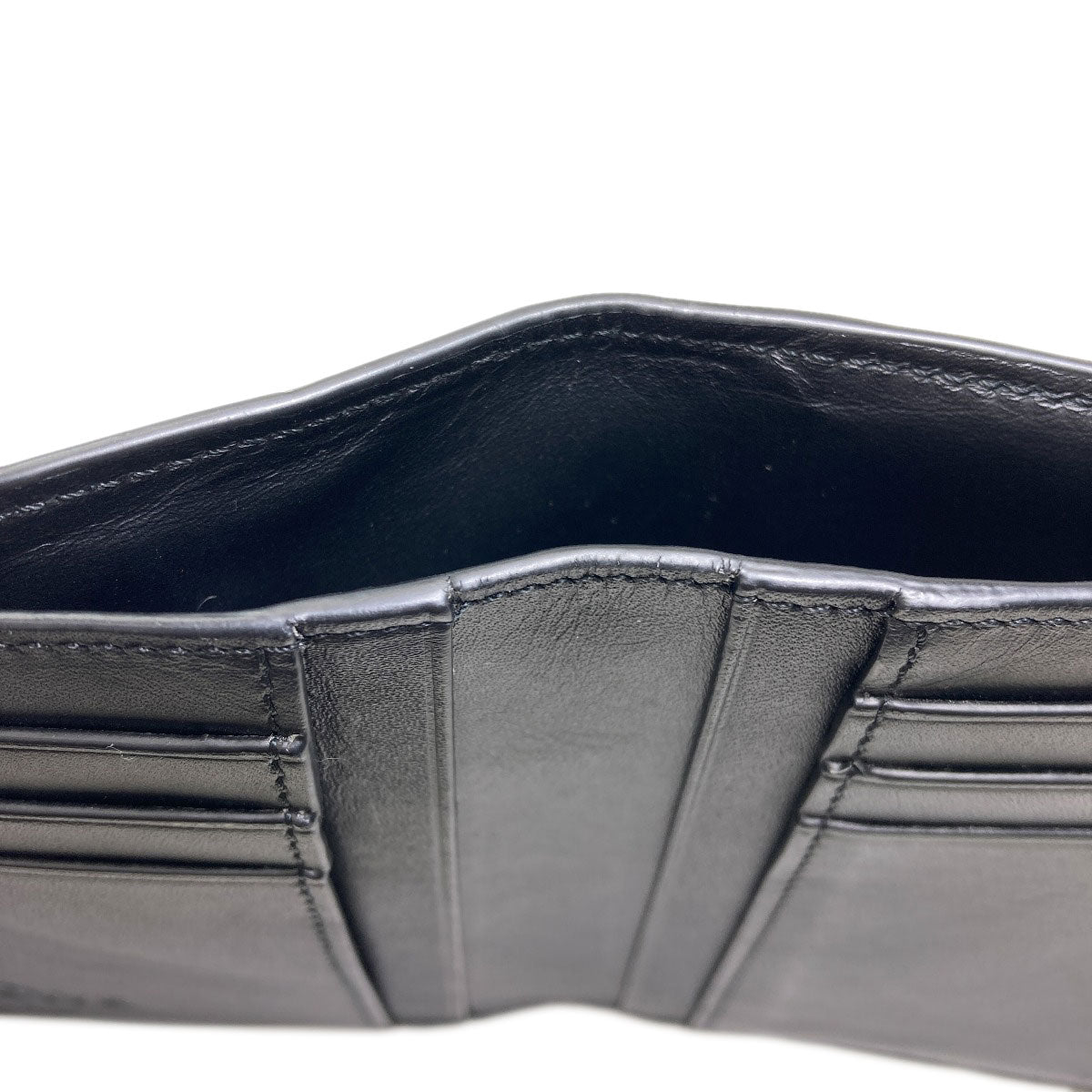 LOEWE anagram Bifold Wallet with Coin Pocket Leather Ladies [Used]