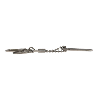 LOUIS VUITTON M63618 Porte Clé Tab Monogram ID key ring Monogram Eclipse mens [Used]