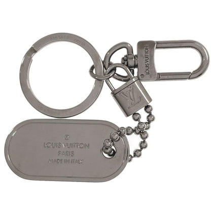 LOUIS VUITTON M63618 Porte Clé Tab Monogram ID key ring Monogram Eclipse mens [Used]