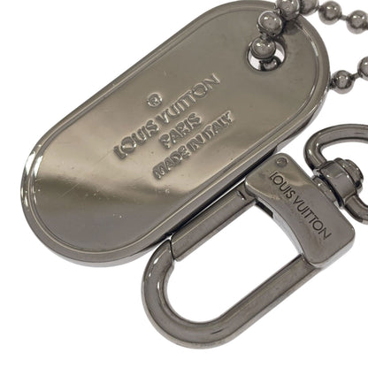 LOUIS VUITTON M63618 Porte Clé Tab Monogram ID key ring Monogram Eclipse mens [Used]
