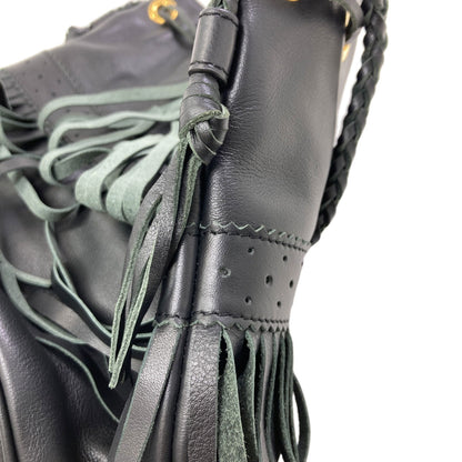 J&M Davidson fringe carnival Shoulder Bag Leather Ladies [Used]