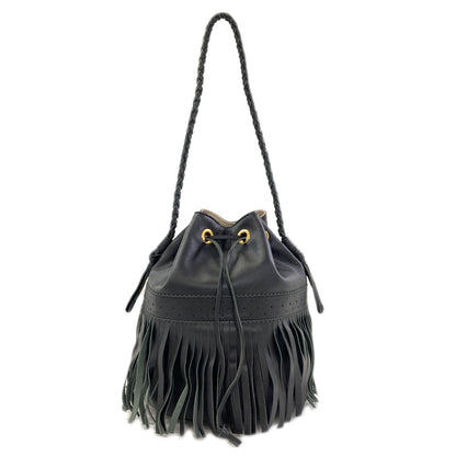 J&M Davidson fringe carnival Shoulder Bag Leather Ladies [Used]