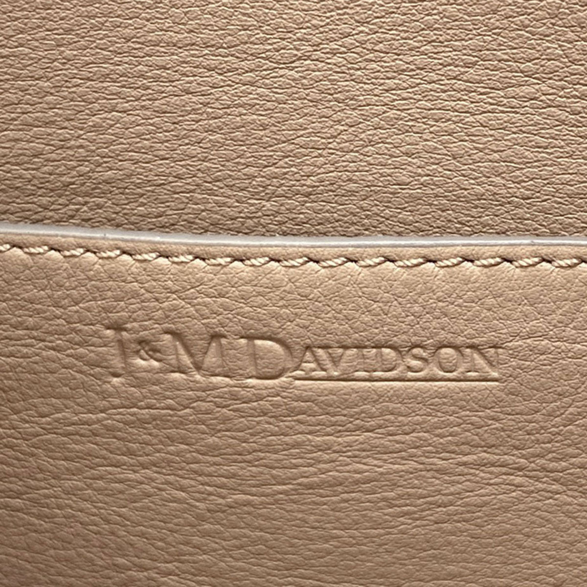 J&M Davidson logo Tote Bag Leather Ladies [Used]